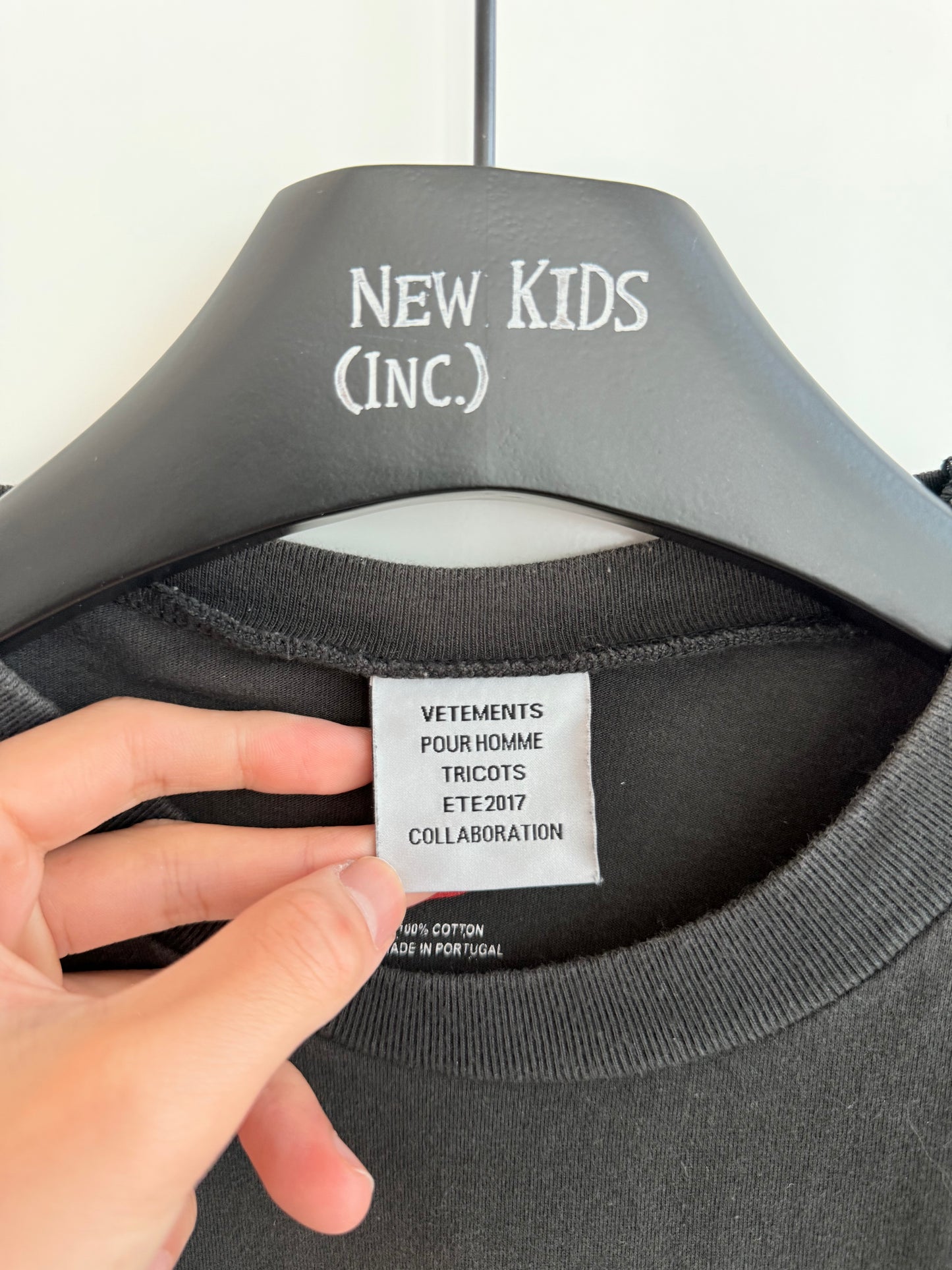 Vetements X Hanes Fitted T Shirt