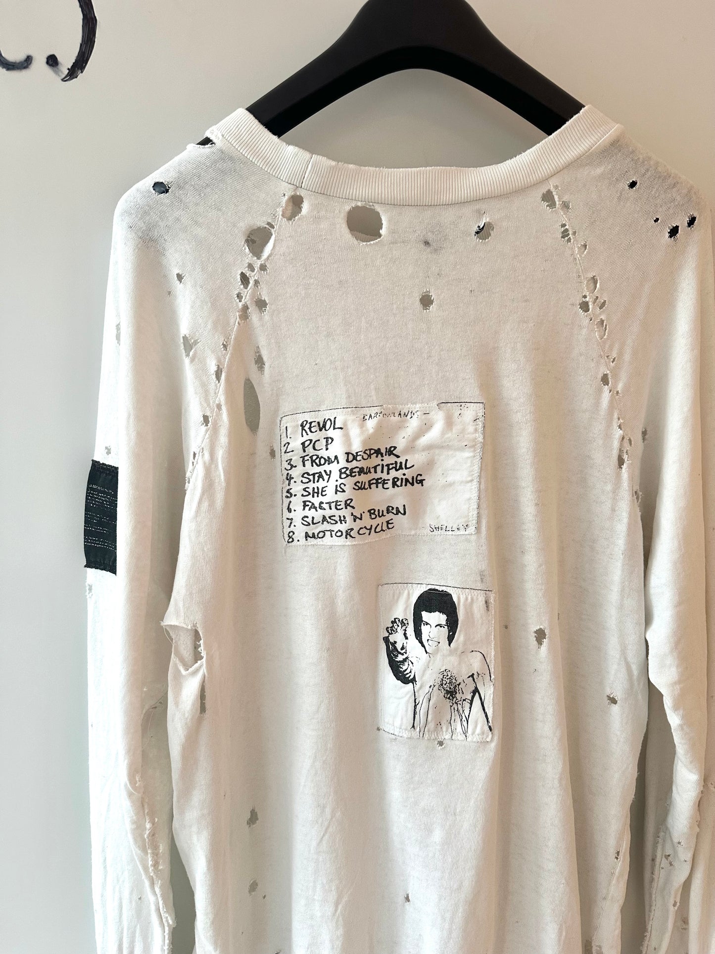 Raf Simons “Riot Riot Riot” Patched Crewneck