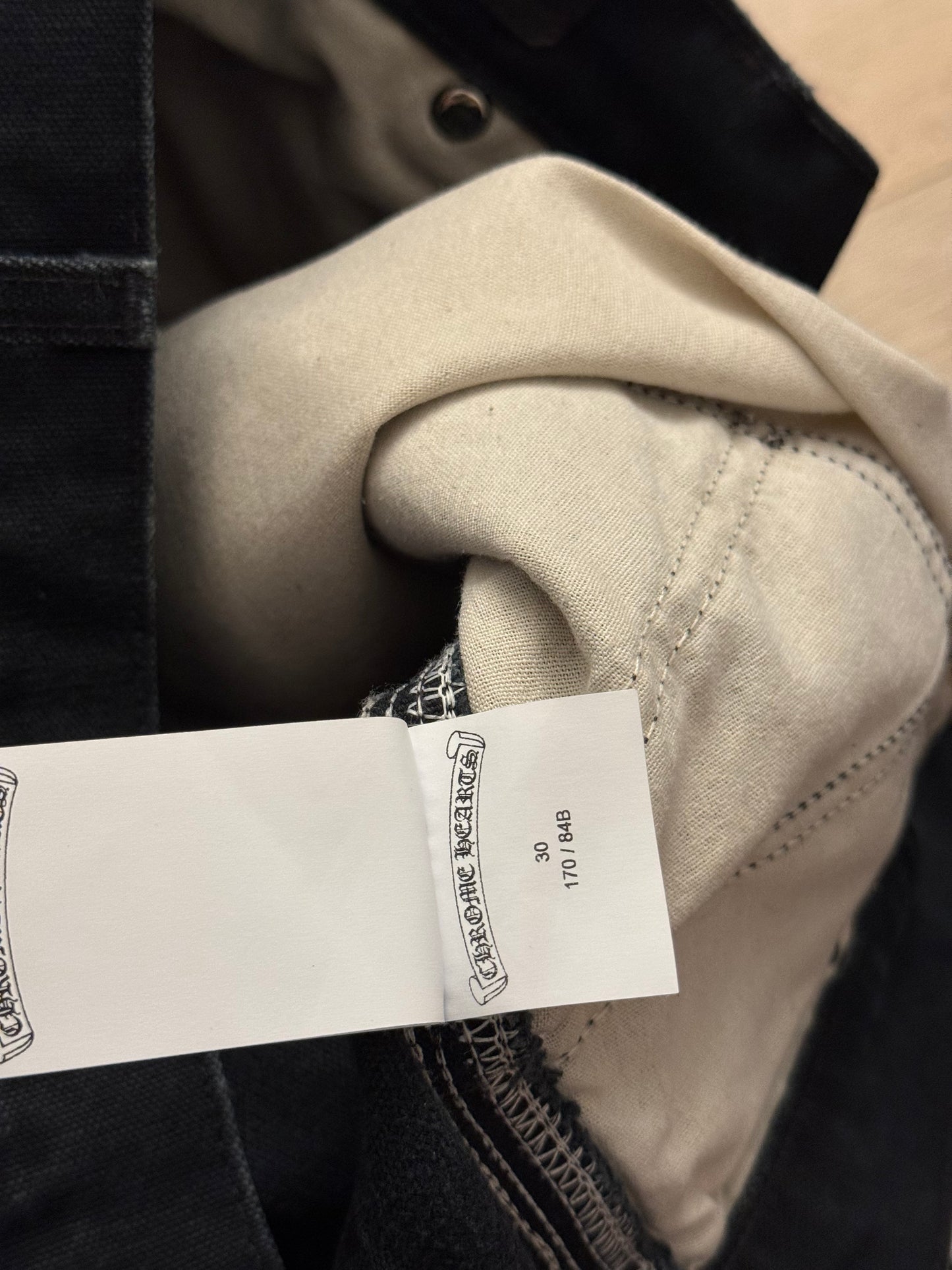 Chrome Hearts Carhartt 1/1 Green Cross Patches Pants