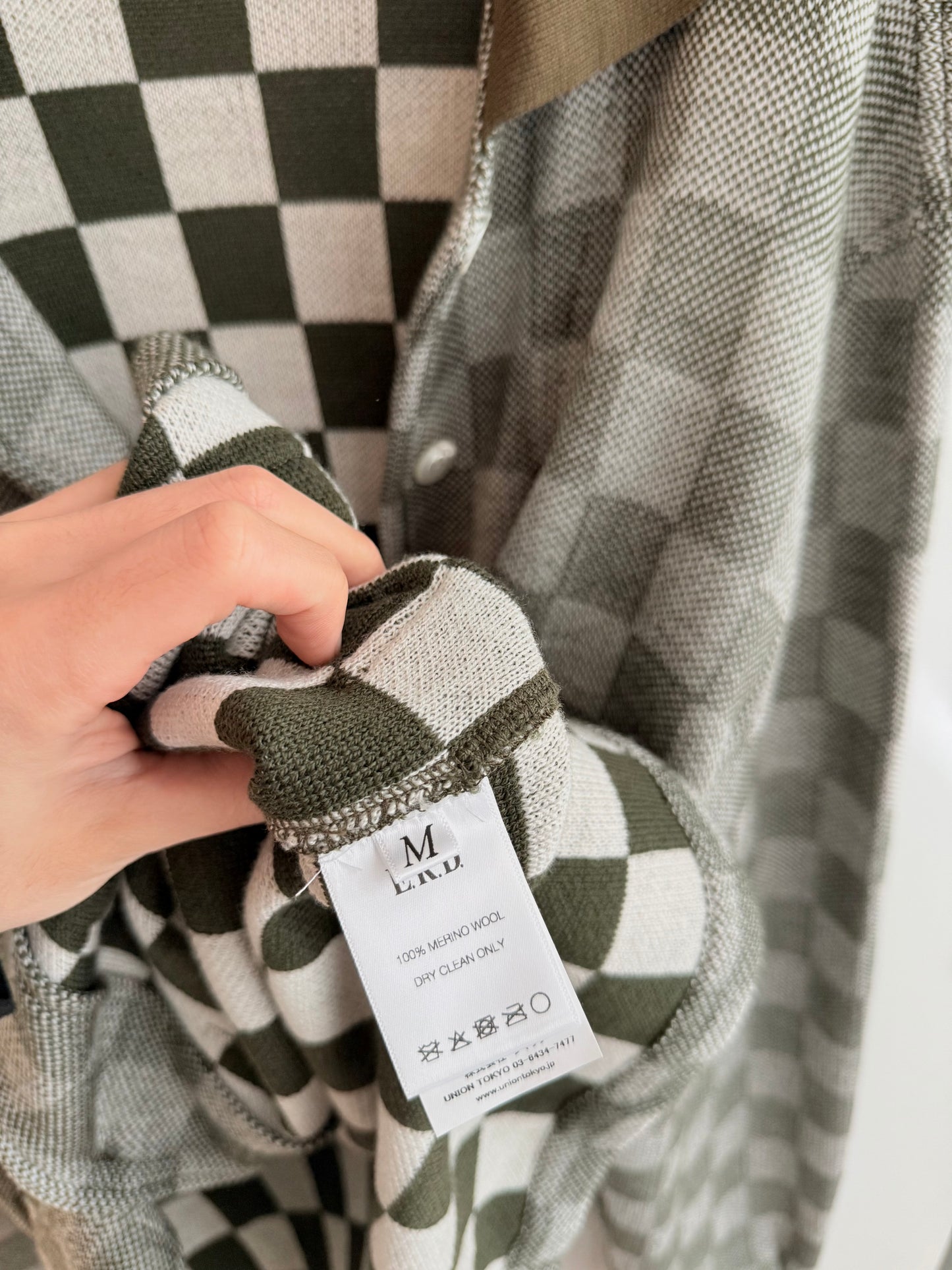 Enfants Riches Deprimes Checkered Wool Jacket