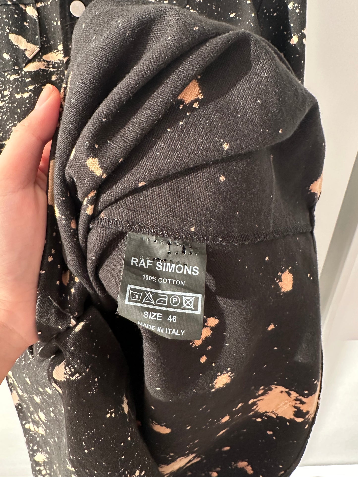 Raf Simons x Sterling Ruby Gold Denim Jacket