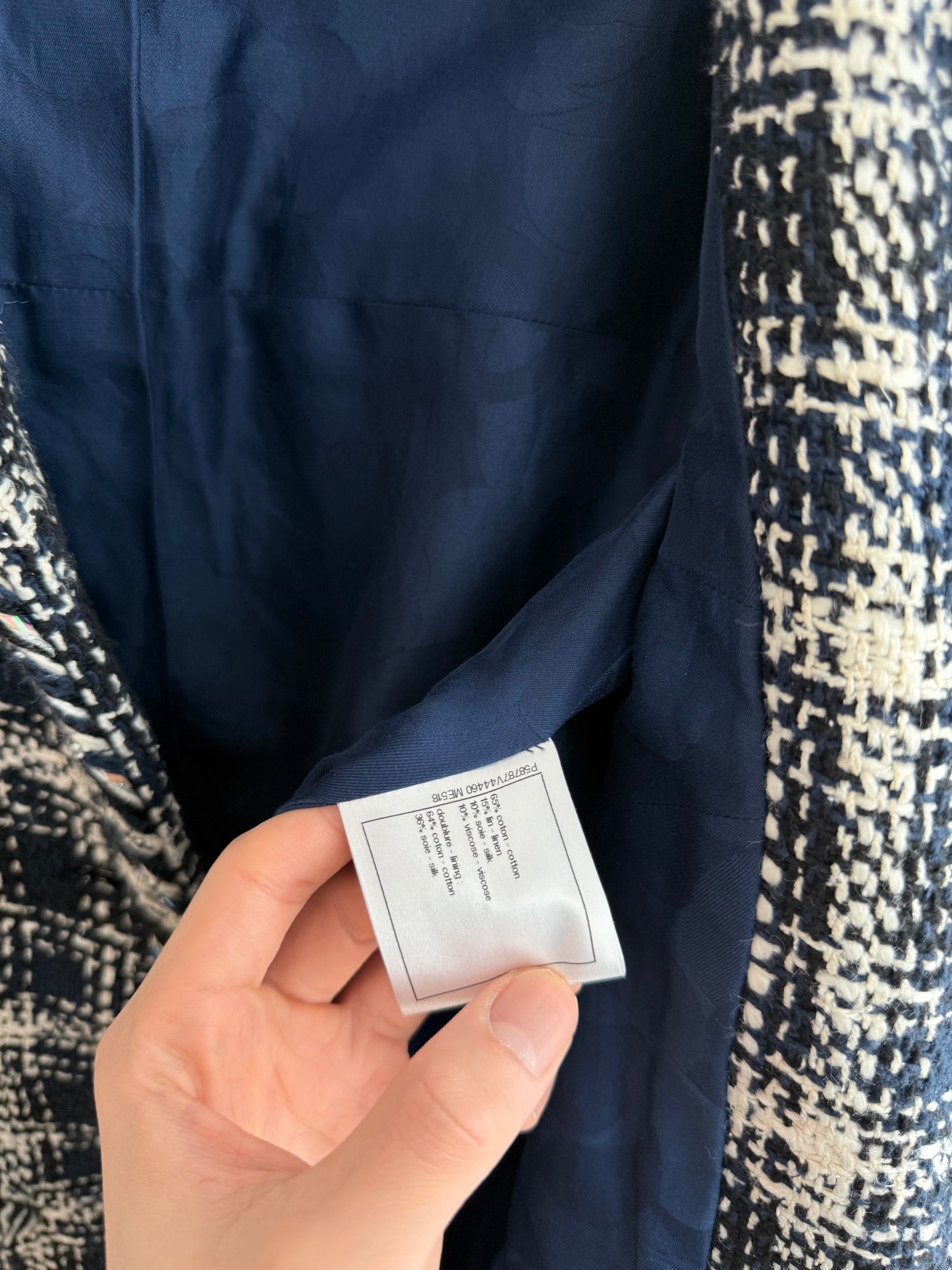 Chanel 18C Tweed Gripoix Jacket