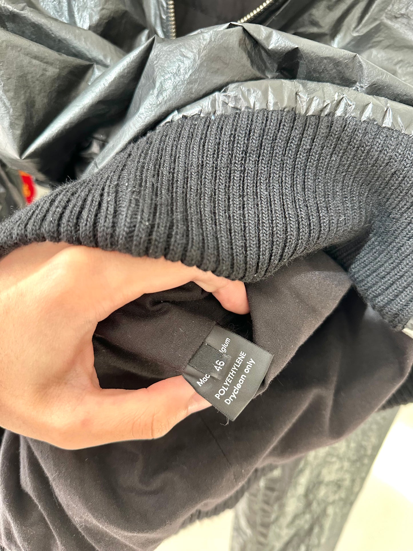 Raf Simons Riot Riot Riot Patched Police Bomber Jacket