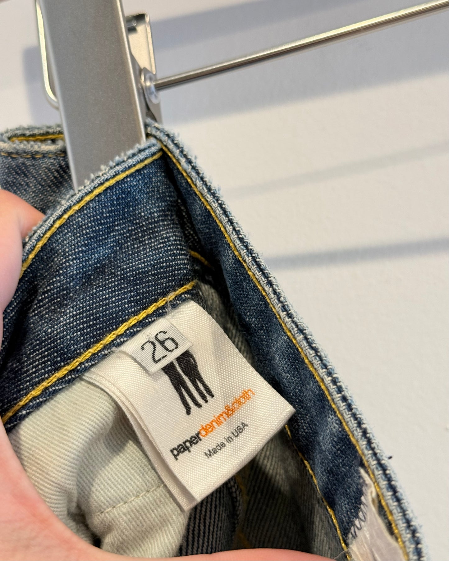 Chrome Hearts Gold Cross Patched Jeans