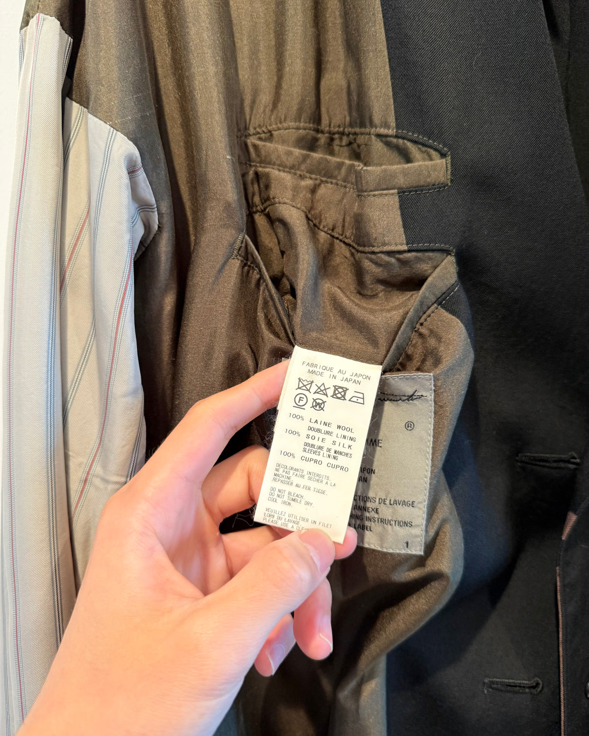 Yohji Yamamoto 17SS Wait Until Dark Coat