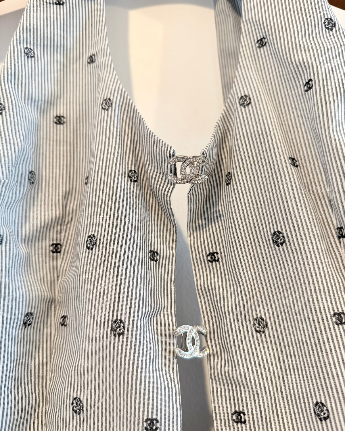Chanel 24C Striped Top