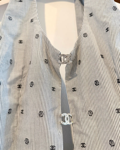 Chanel 24C Striped Top
