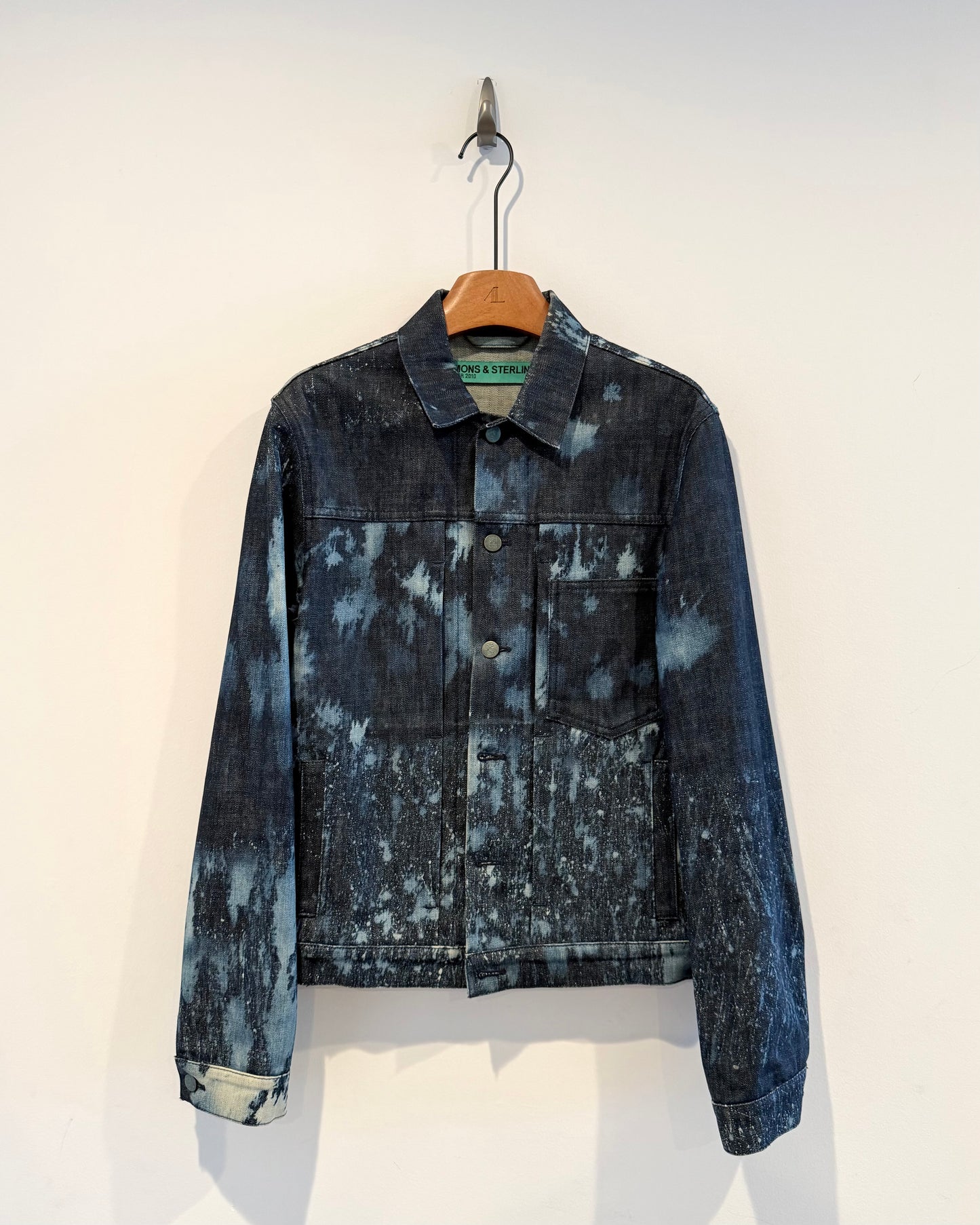 Raf Simons x Sterling Ruby Ss2010 Blue crystal Jacket