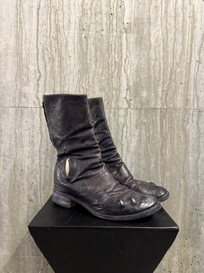 Carol Christian Poell Titanium Boots(Navy Black)