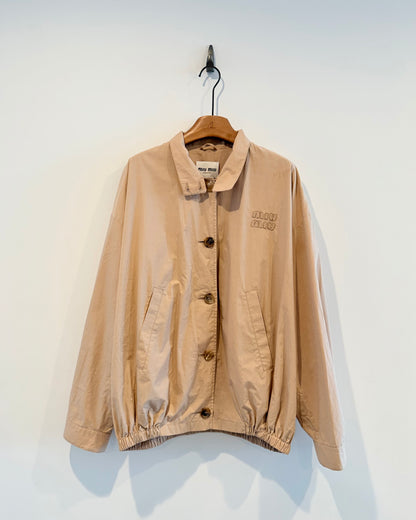 Miu Miu Poplin Blouson Jacket