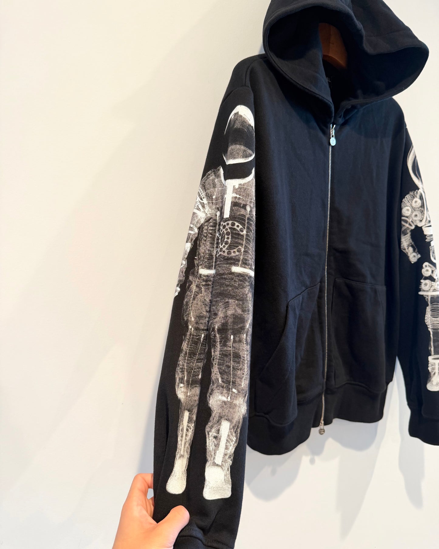 Chanel 17K Astronaut Zip Up Hoodie