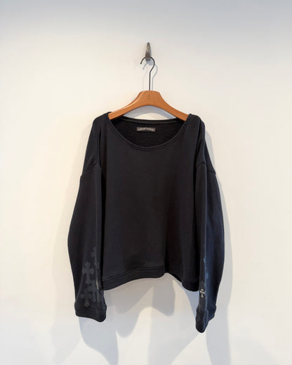 Chrome Hearts Cross Patches Sliver Sweatshirt