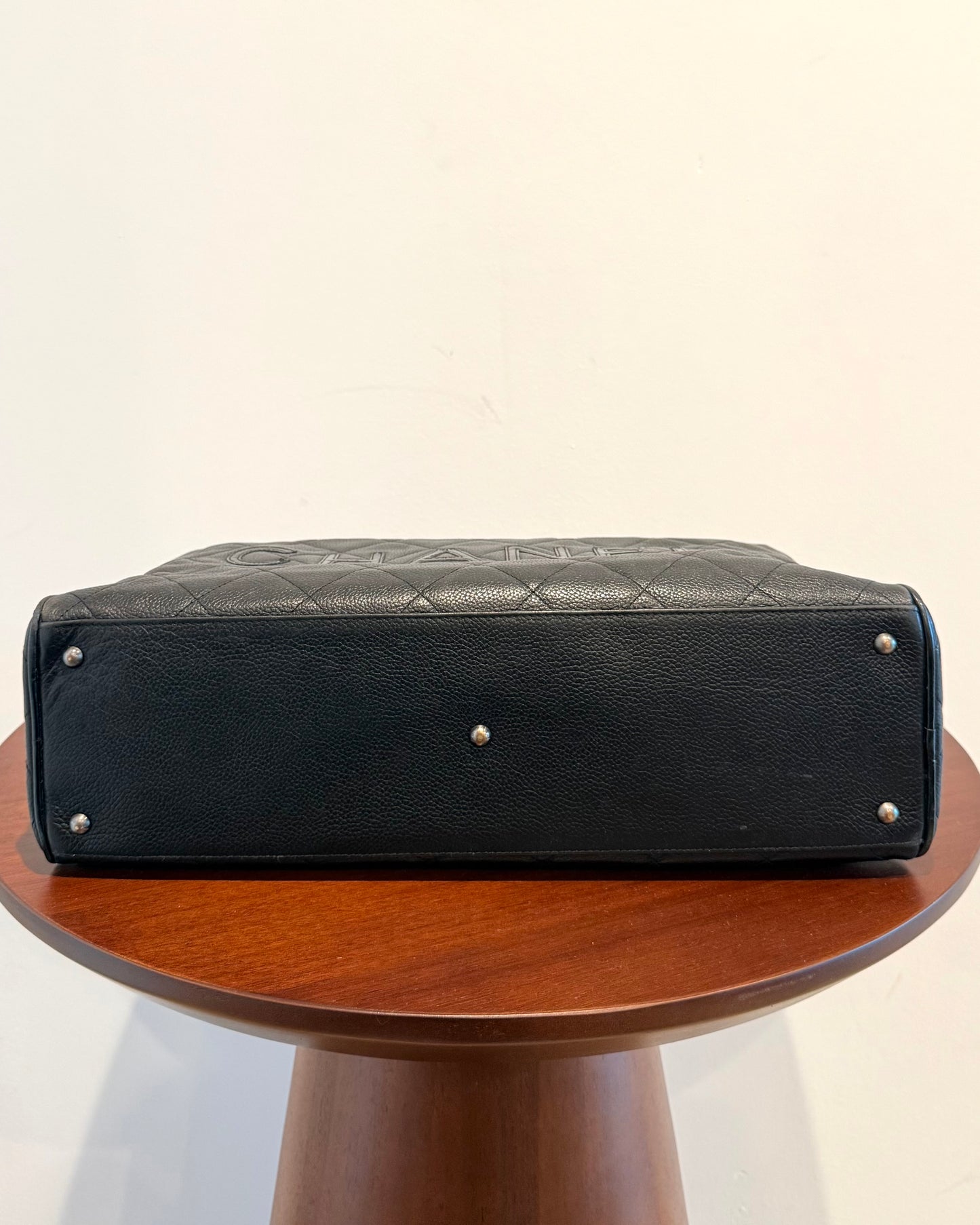 Chanel 2000 Vintage Logo Bowling Bag