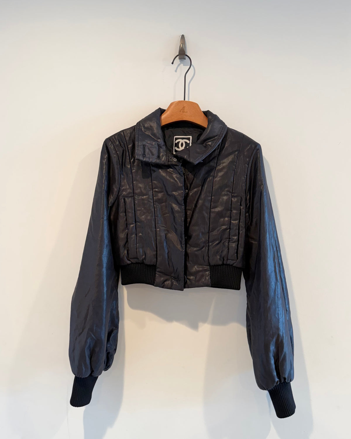 Chanel 08A Cropped Bomber Jacket