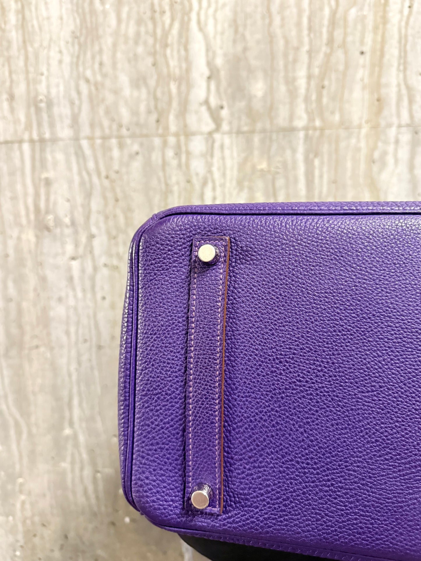 Hermes Togo Birkin 35 Iris