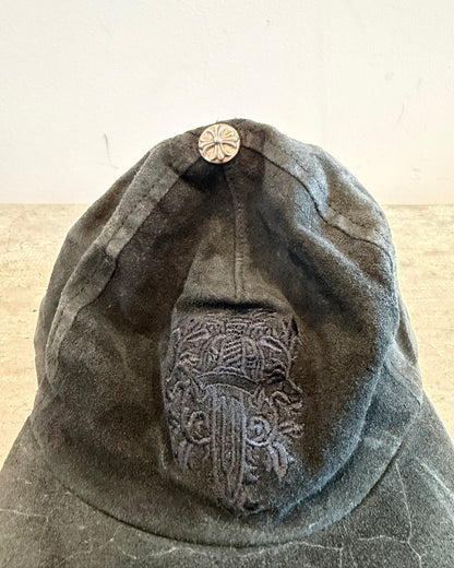Chrome Hearts Suede Embroidered Vine Dagger Hat