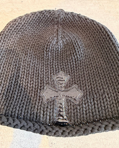 Chrome Hearts Glitter Cross Patch Beanie