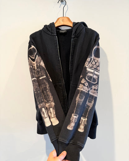 Chanel 17K Astronaut Zip Up Hoodie