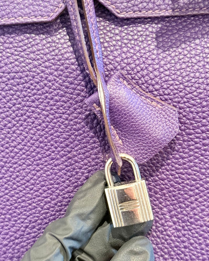 Hermes Togo Birkin 35 Iris