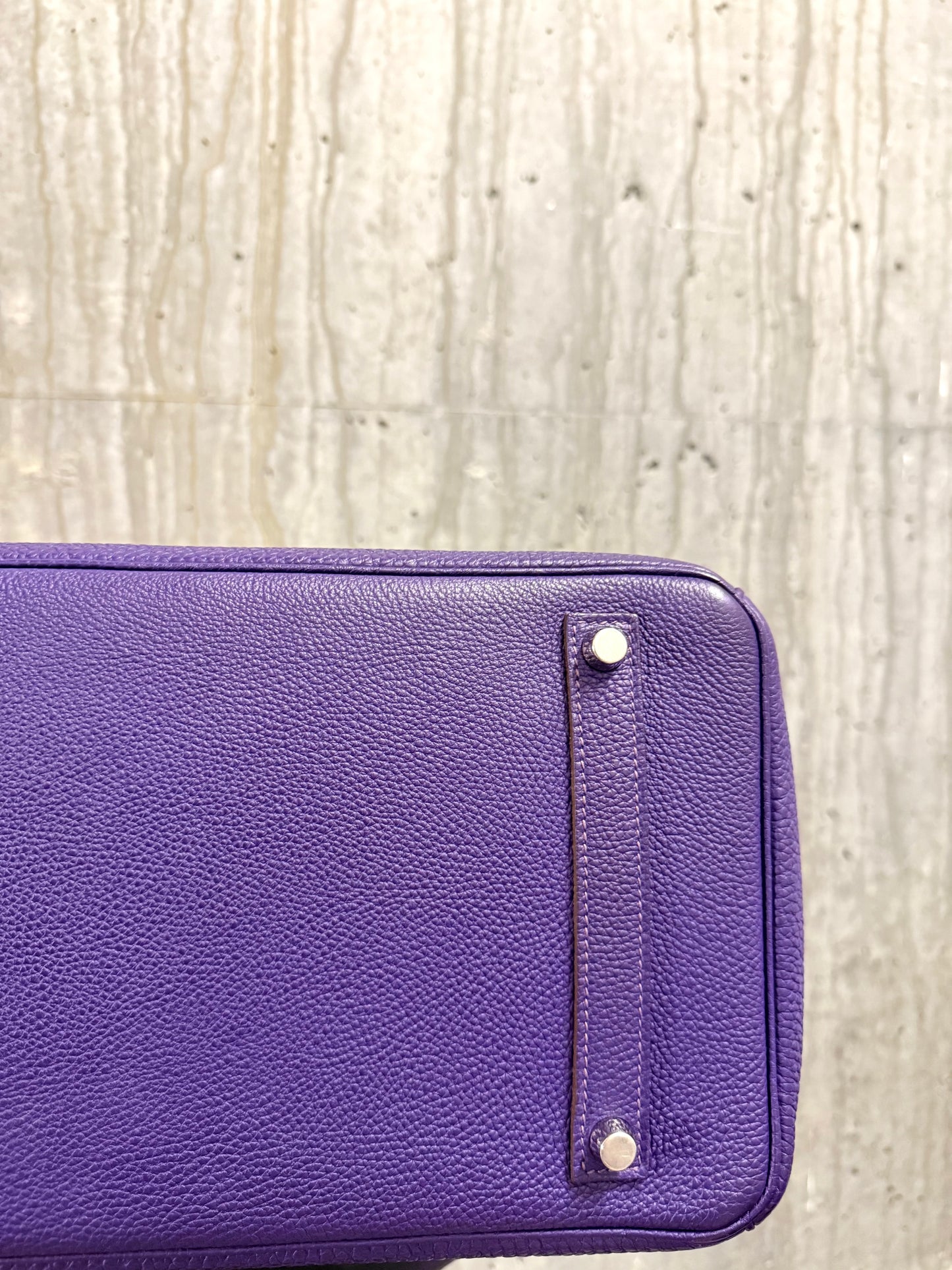 Hermes Togo Birkin 35 Iris