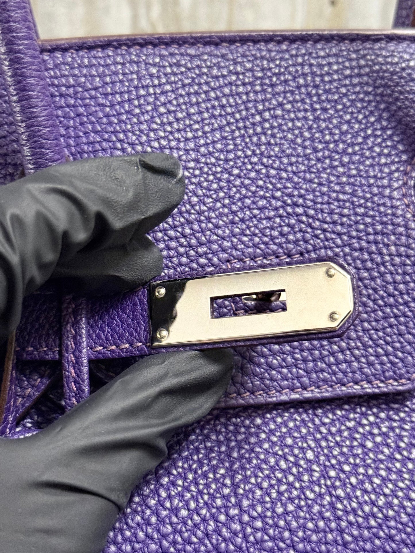 Hermes Togo Birkin 35 Iris