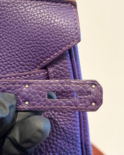 Hermes Togo Birkin 35 Iris