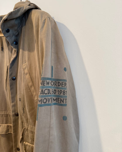 Raf Simons Aw2003 Closer New Order Dazzle Parka