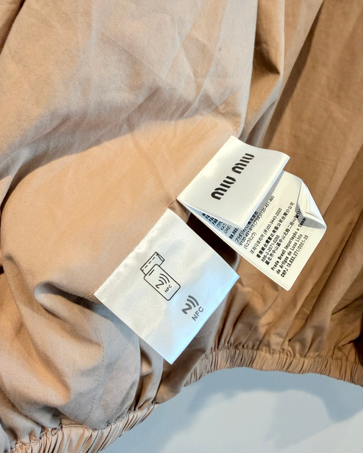 Miu Miu Poplin Blouson Jacket