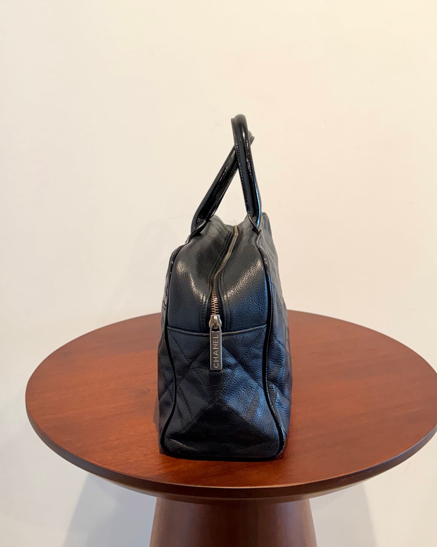 Chanel 2000 Vintage Logo Bowling Bag