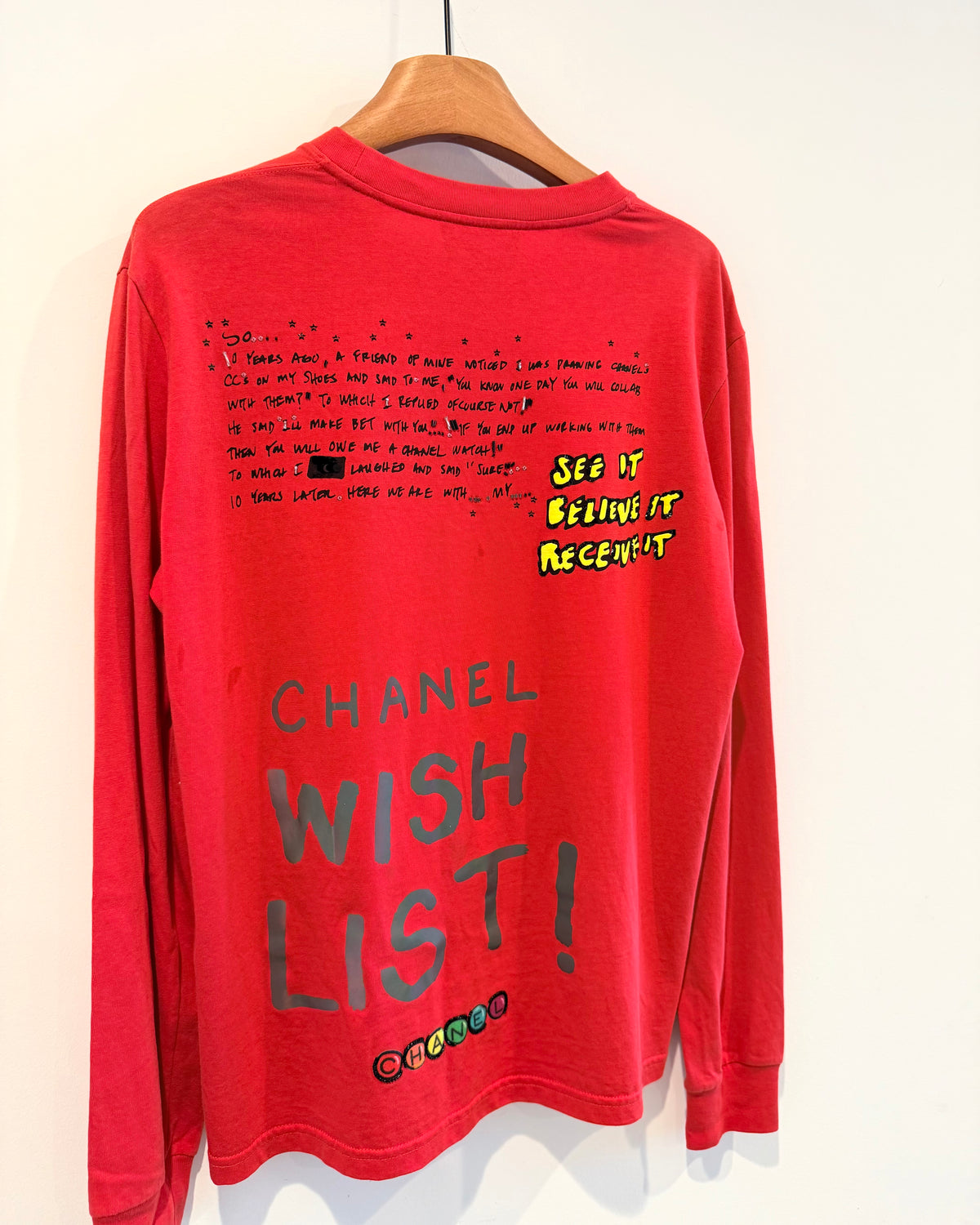Chanel x Pharrell Wish List Long Sleeve Shirt