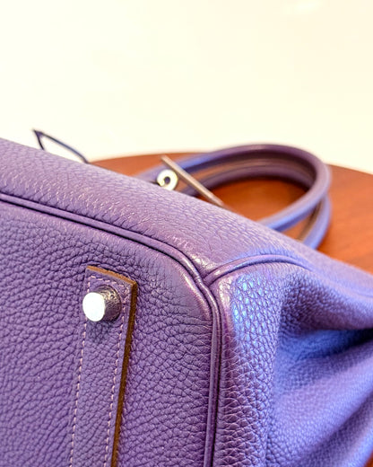 Hermes Togo Birkin 35 Iris