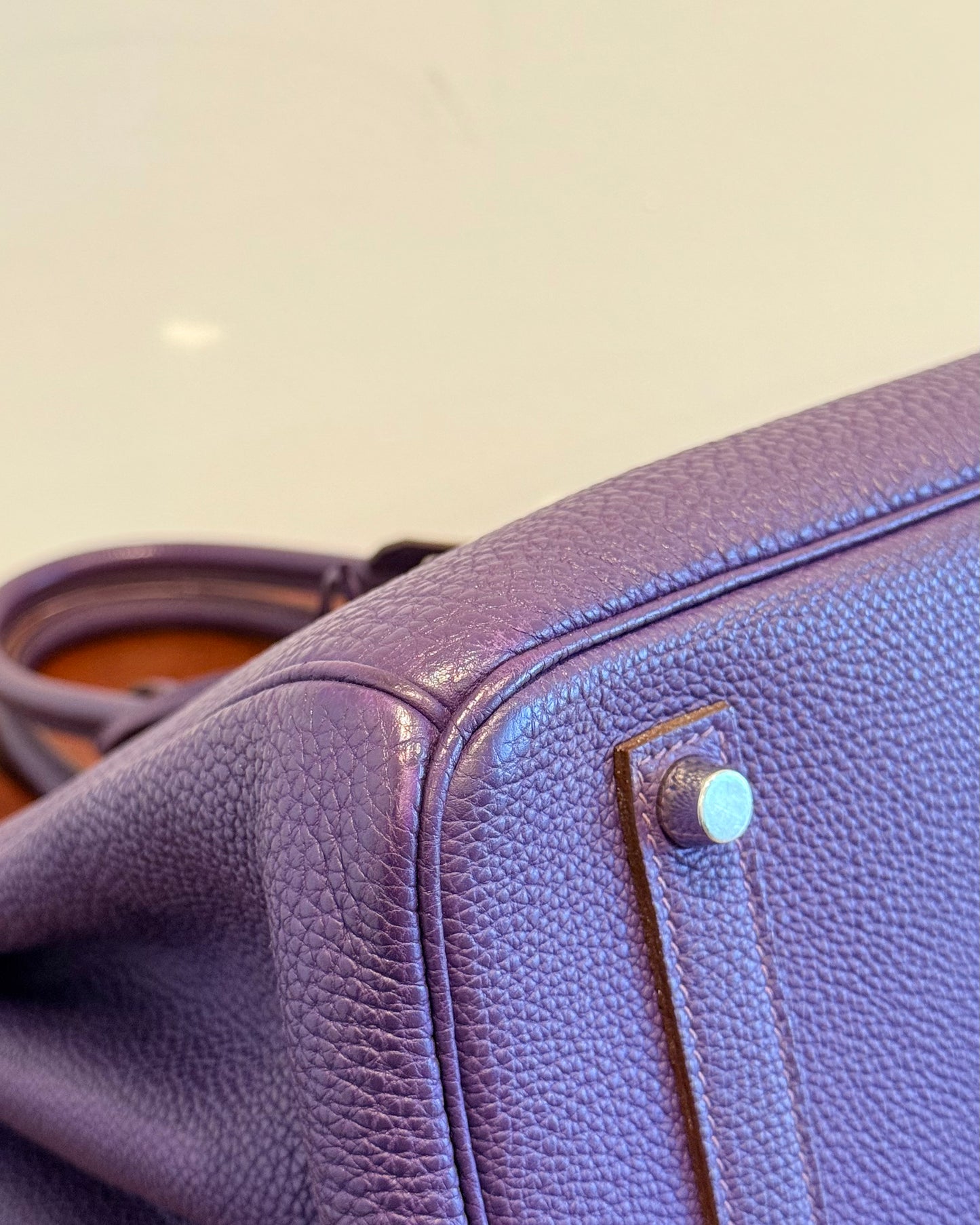 Hermes Togo Birkin 35 Iris