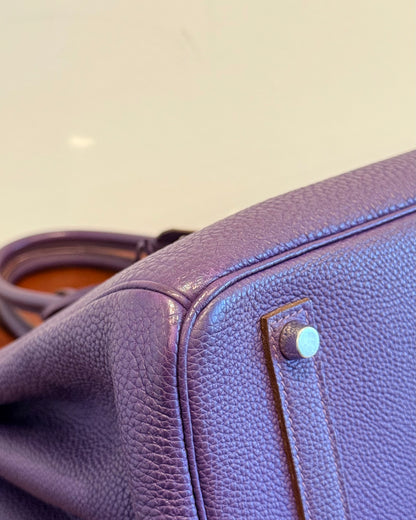 Hermes Togo Birkin 35 Iris