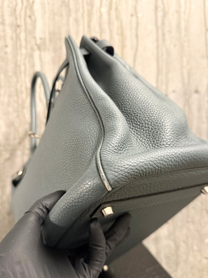 Hermes Togo Birkin 40 Bleu Orage