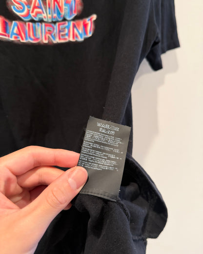 Saint Laurent 2018 Signature Logo T Shirts