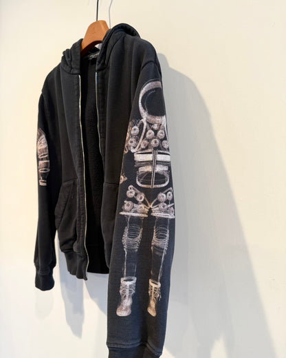Chanel 17K Astronaut Zip Up Hoodie