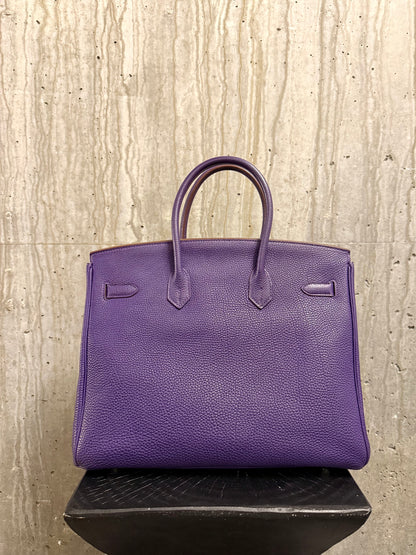 Hermes Togo Birkin 35 Iris