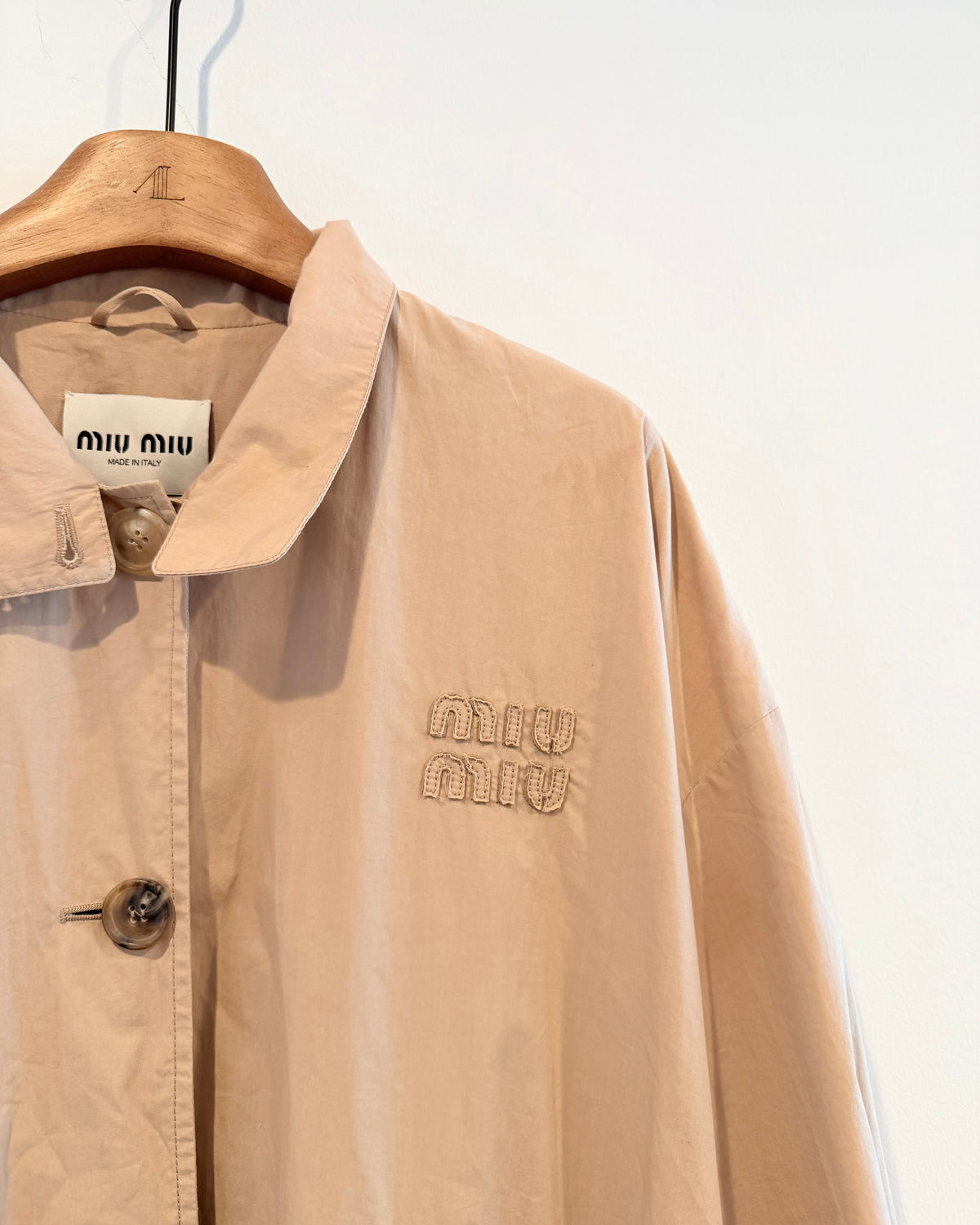Miu Miu Poplin Blouson Jacket