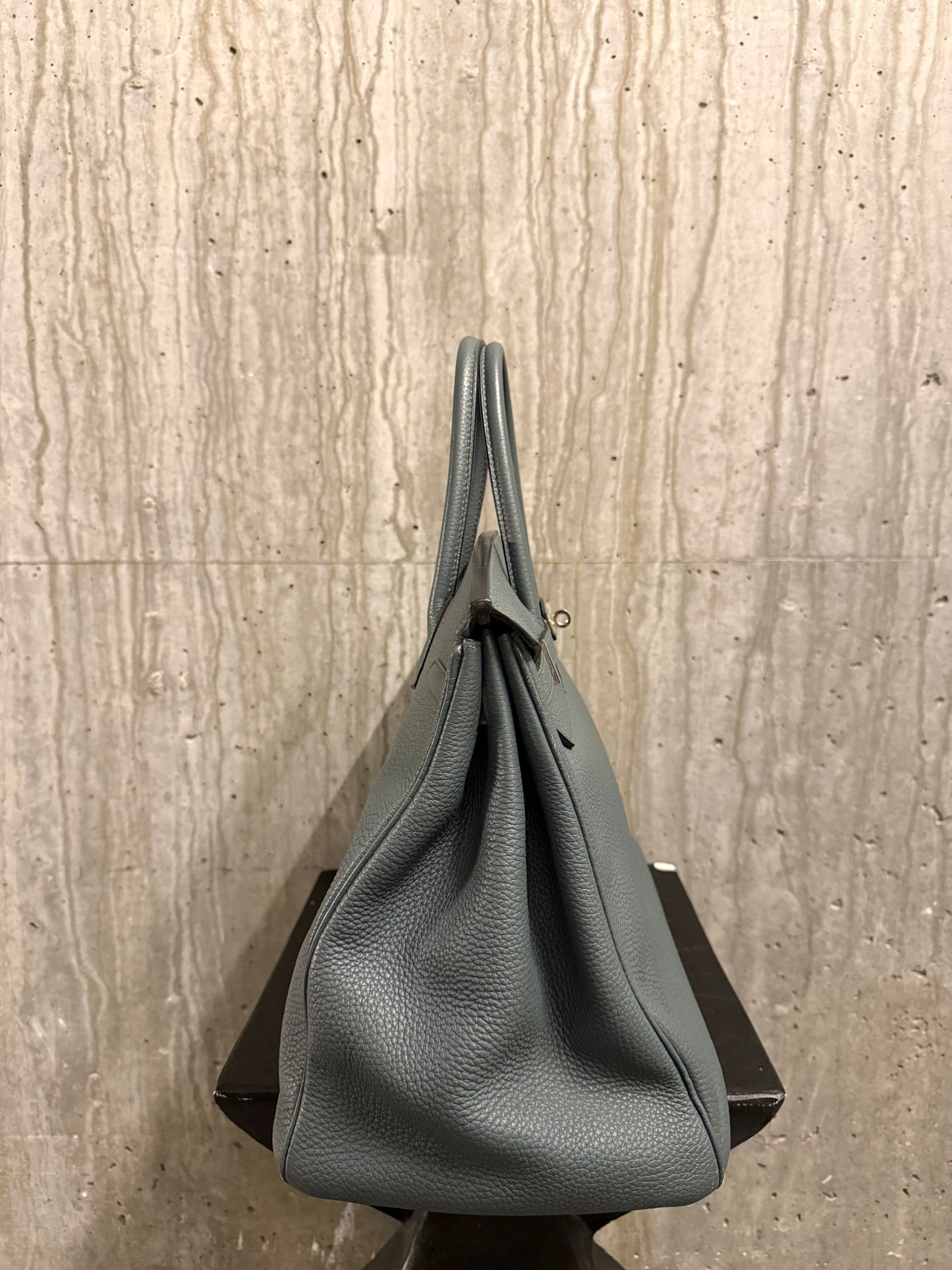 Hermes Togo Birkin 40 Bleu Orage