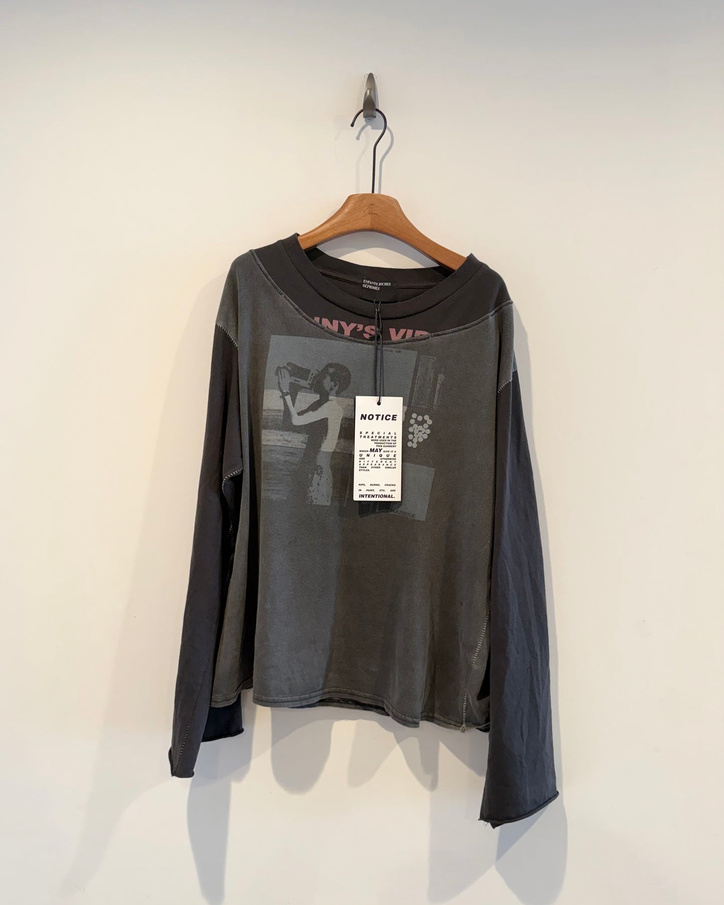 Enfants Riches Deprimes Benny's Video Assemblage Long Sleeve T Shirt