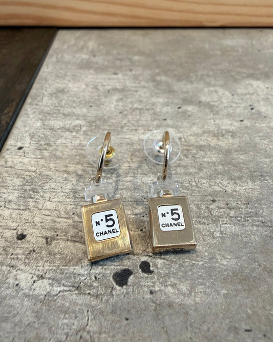 Chanel No. 5 Perfume Earrings