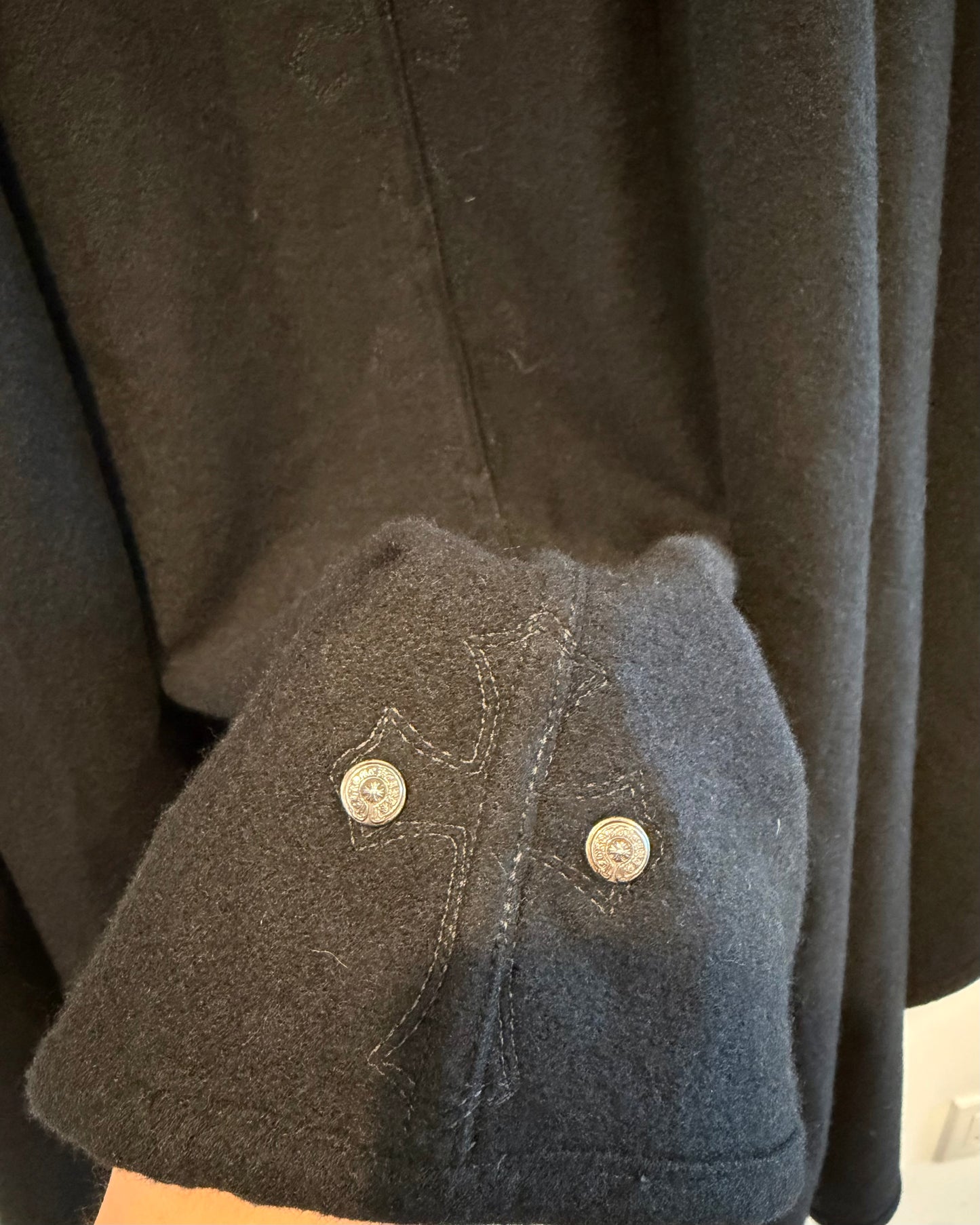 Chrome Hearts Cross Patches Wool Coat