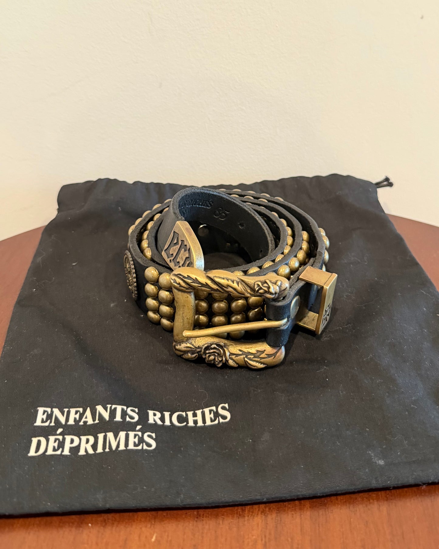 Enfants Riches Déprimes Antique Brass Jesus Coin Belt