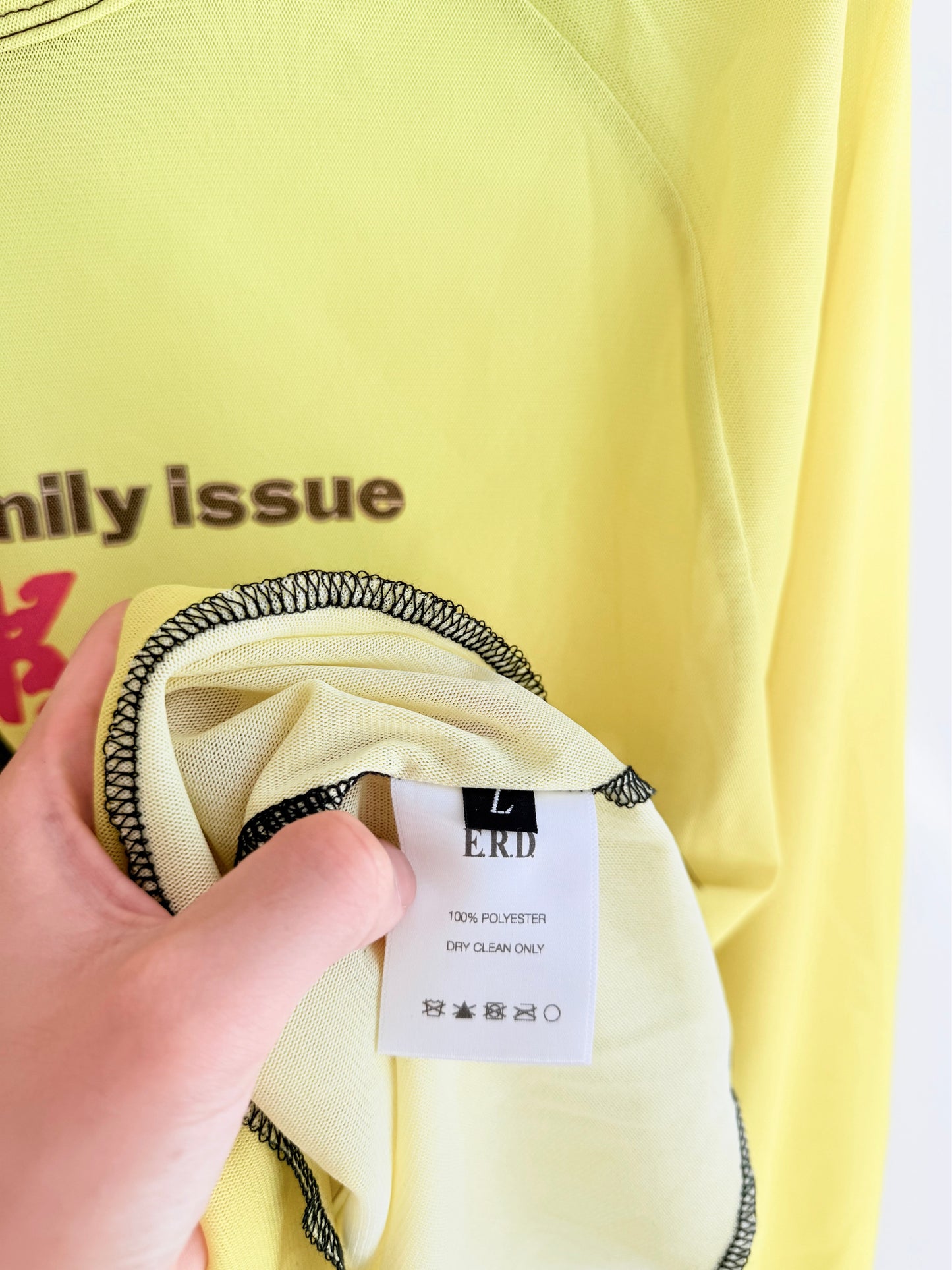 Enfants Riches Deprimes Suck mesh Long Sleeves Shirt