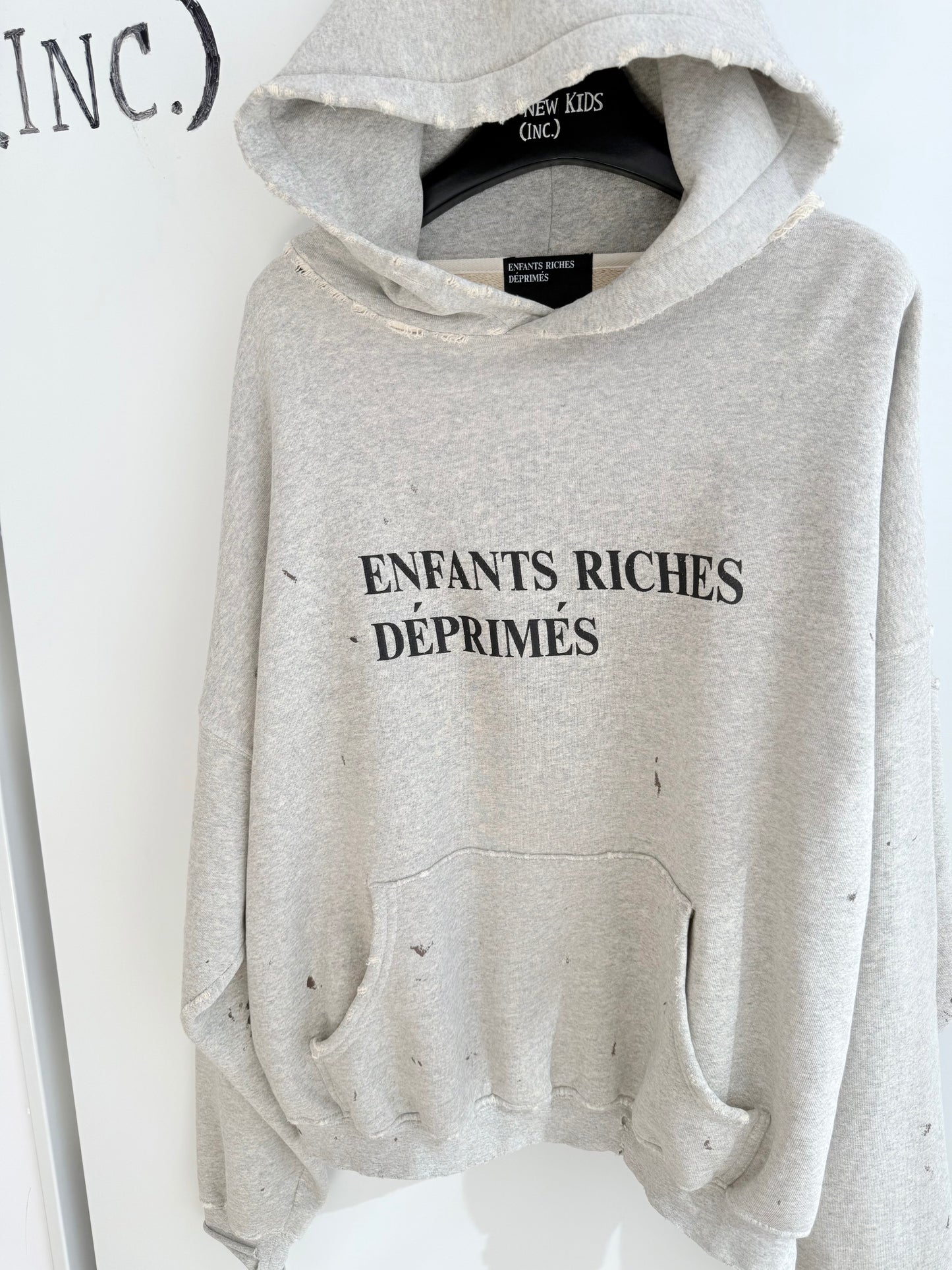 Enfants Riches Deprimes Ink Splatter Logo Hoodie
