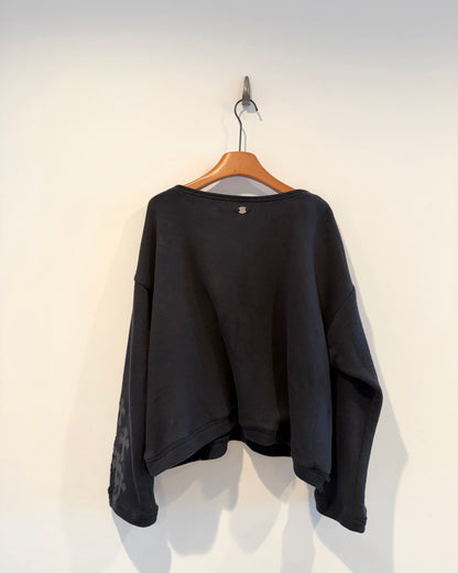 Chrome Hearts Cross Patches Sliver Sweatshirt