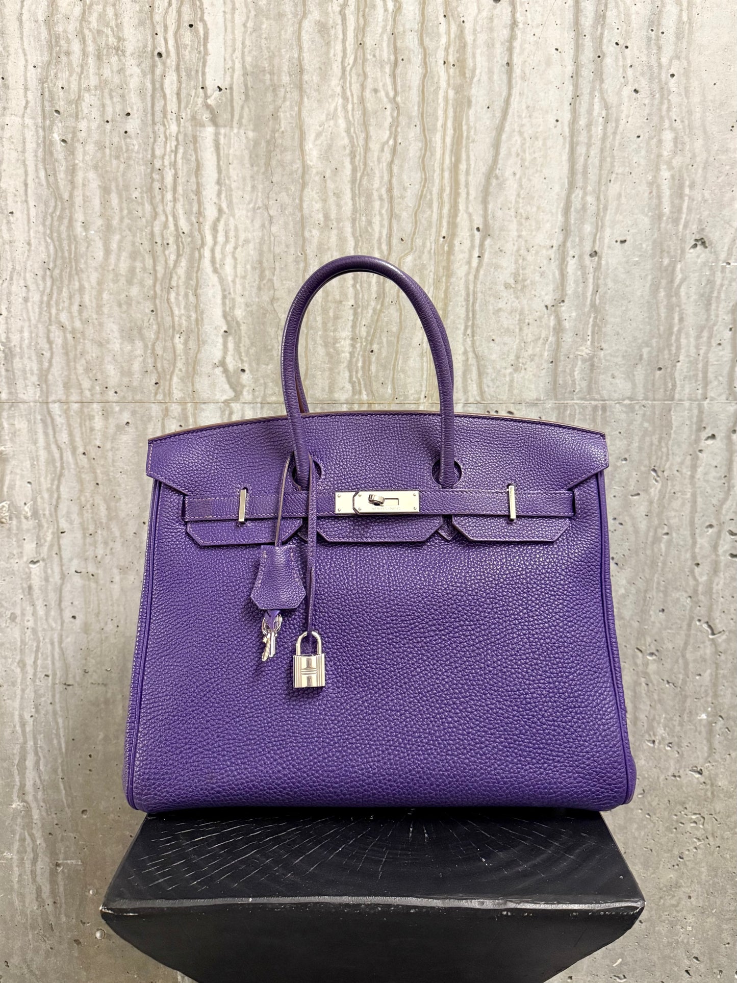 Hermes Togo Birkin 35 Iris