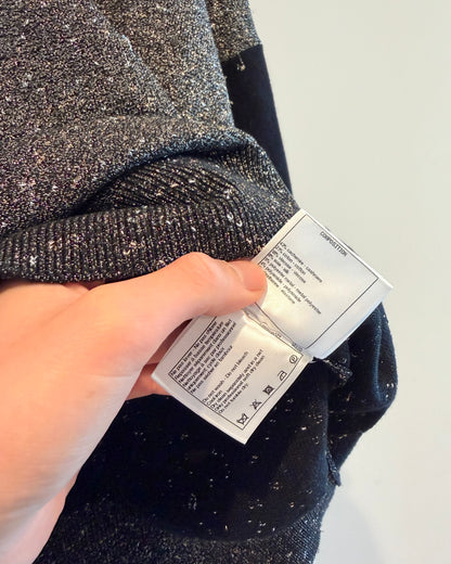 Chanel 20C LA PAUSA LOGO LUREX Sweater