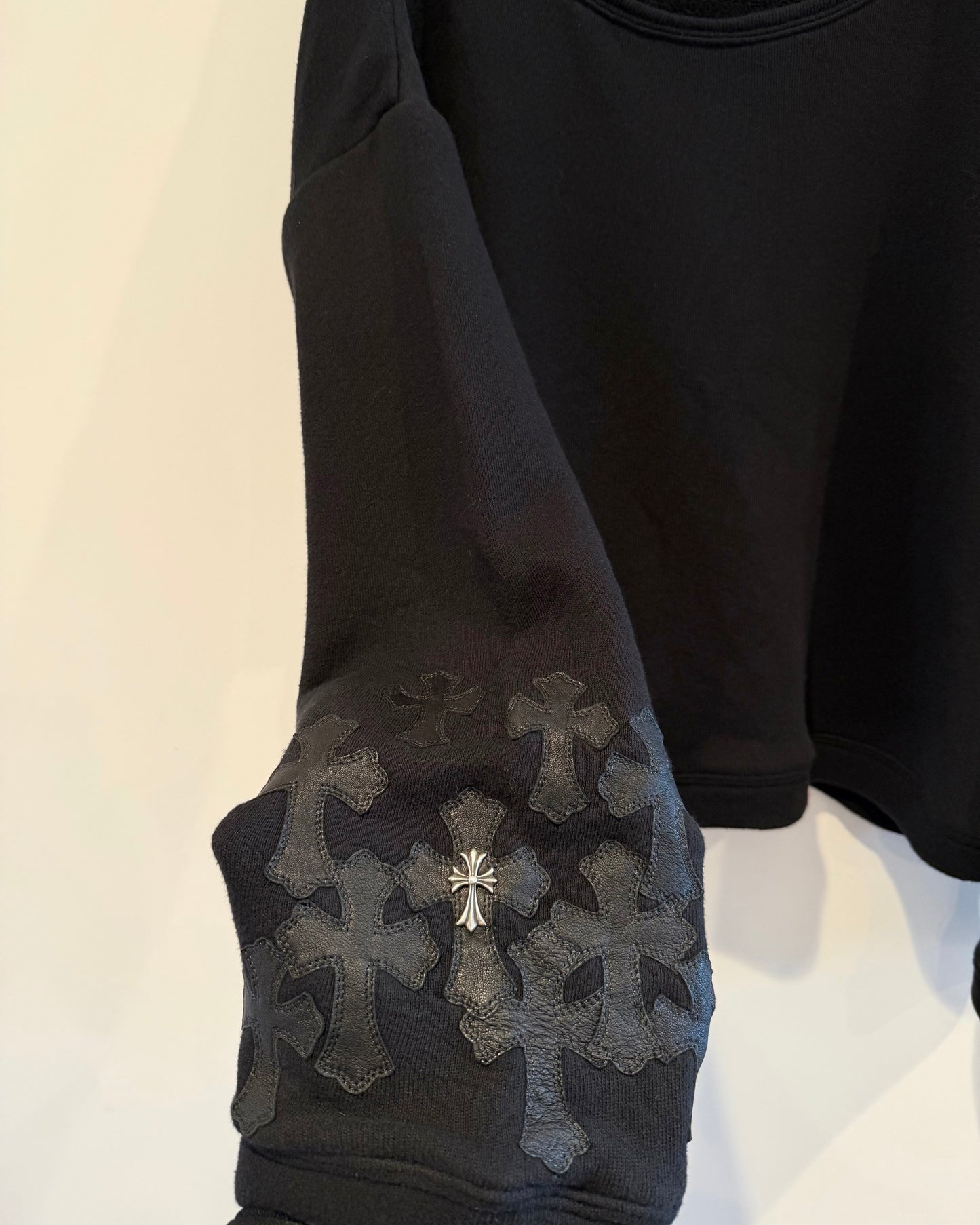 Chrome Hearts Cross Patches Sliver Sweatshirt
