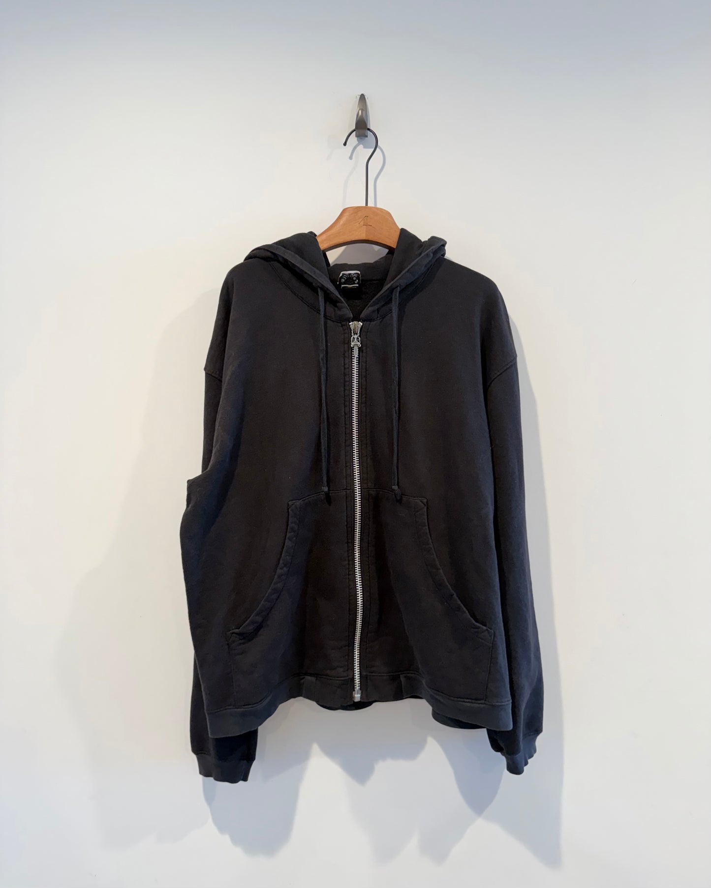 Chrome Hearts Leather Horse Shoe Patch Zip up Hoodie